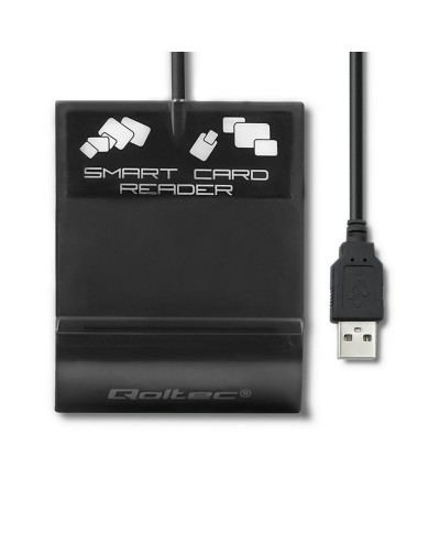 Lettore di Schede Qoltec 50636 Nero