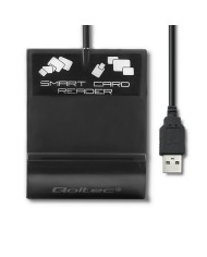 Lettore di Schede Qoltec 50636 Nero Lettore di Schede Qoltec 50636 Nero