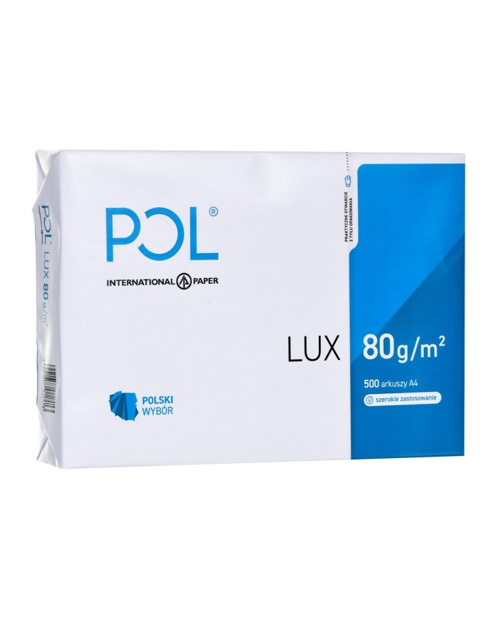 Carta per Stampare POL International Paper Lux Bianco A4 500 Fogli Carta per Stampare POL International Paper Lux Bianco A4 500 Fogli