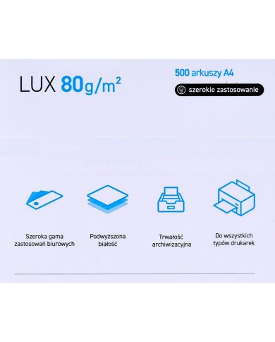 Carta per Stampare POL International Paper Lux Bianco A4 500 Fogli