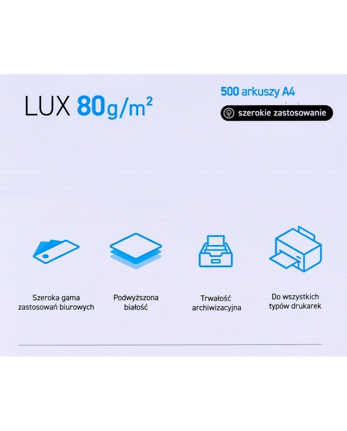 Carta per Stampare POL International Paper Lux Bianco A4 500 Fogli Carta per Stampare POL International Paper Lux Bianco A4 500 Fogli