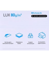 Carta per Stampare POL International Paper Lux Bianco A4 500 Fogli Carta per Stampare POL International Paper Lux Bianco A4 500 Fogli