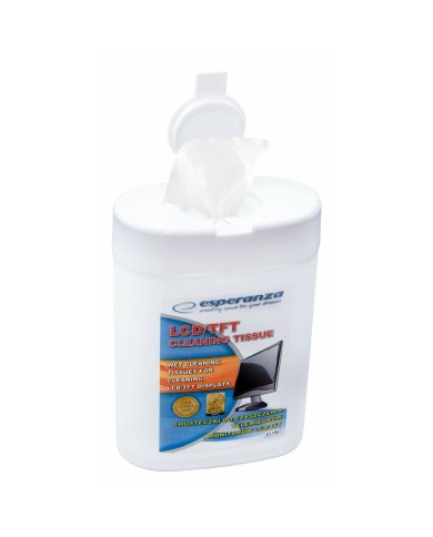 Salviettine Umidificate da Schermo Esperanza ES106 LCD TFT Salviettine Umidificate da Schermo Esperanza ES106 LCD TFT
