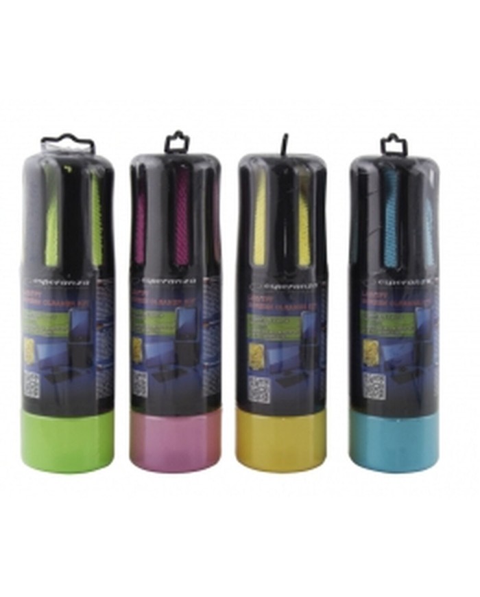 Kit Pulizia Schermi Esperanza ES122M 2 Pezzi Kit Pulizia Schermi Esperanza ES122M 2 Pezzi