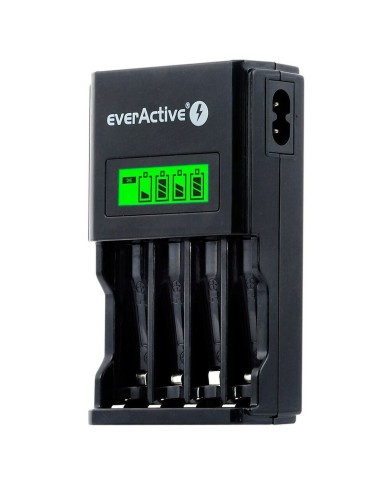 Caricabatterie EverActive NC450B Batterie x 4 Caricabatterie EverActive NC450B Batterie x 4