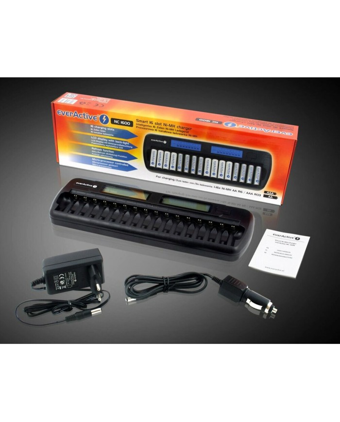 Caricabatterie EverActive NC-1600 Caricabatterie EverActive NC-1600