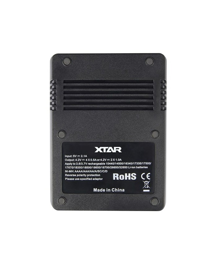 Caricabatterie Xtar VC4 Batterie x 4 Caricabatterie Xtar VC4 Batterie x 4