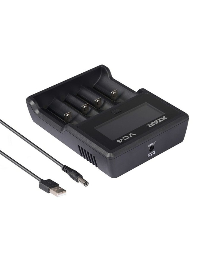 Caricabatterie Xtar VC4 Batterie x 4 Caricabatterie Xtar VC4 Batterie x 4