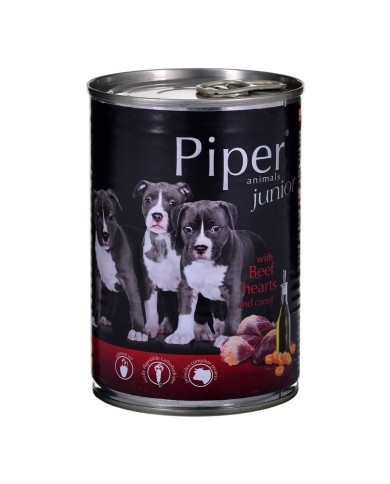 Cibo umido Dolina Noteci Piper Junior beef Carne di vitello Carota 400 g