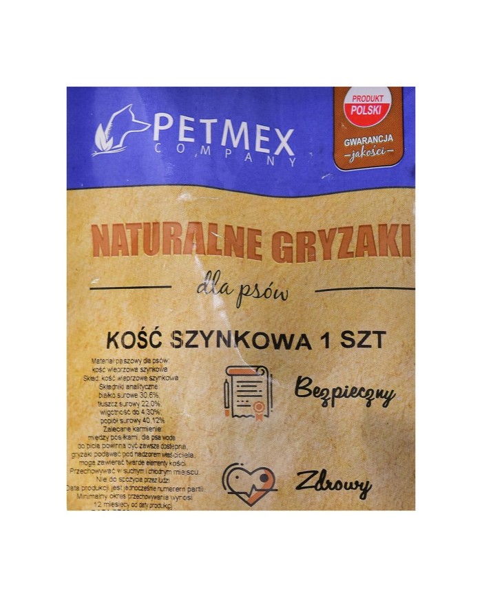 Snack per Cani Petmex Ham bone Maiale 200 g Snack per Cani Petmex Ham bone Maiale 200 g