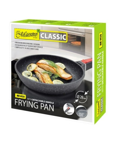 Padella Feel Maestro MR-4928 Grigio Alluminio Ø 28 cm