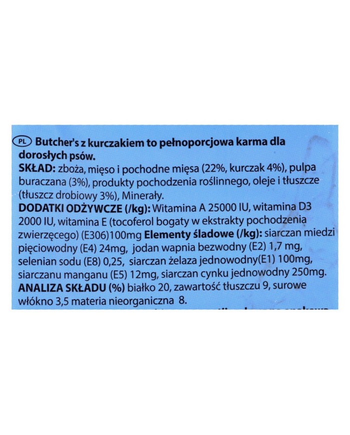 Io penso Butcher's chicken Adulto Pollo 3 Kg