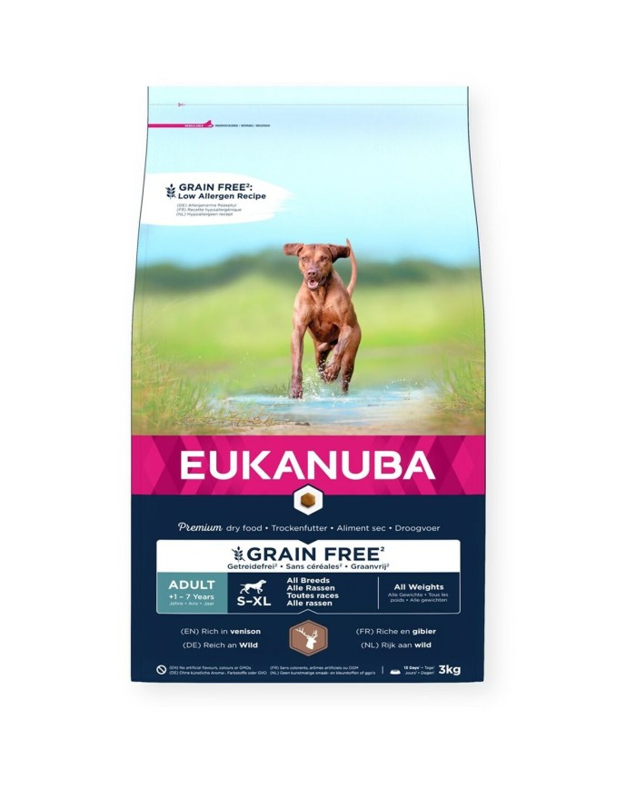 mangime Eukanuba Venison Carne di vitello 3 Kg