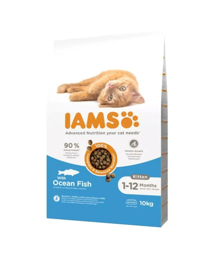 mangime IAMS Vitality Cat Kitten Ocean Fish Pesce 10 kg
