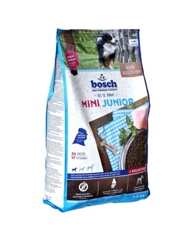 mangime BOSCH Mini Junior Adulto Cucciolo/Junior Uccelli 3 Kg