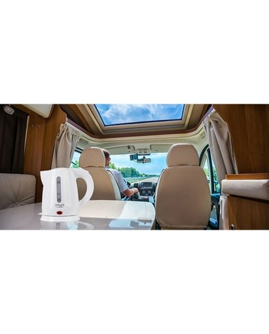 Bollitore Adler AD 1272 Bianco Nocciola Plastica 1600 W 1 L