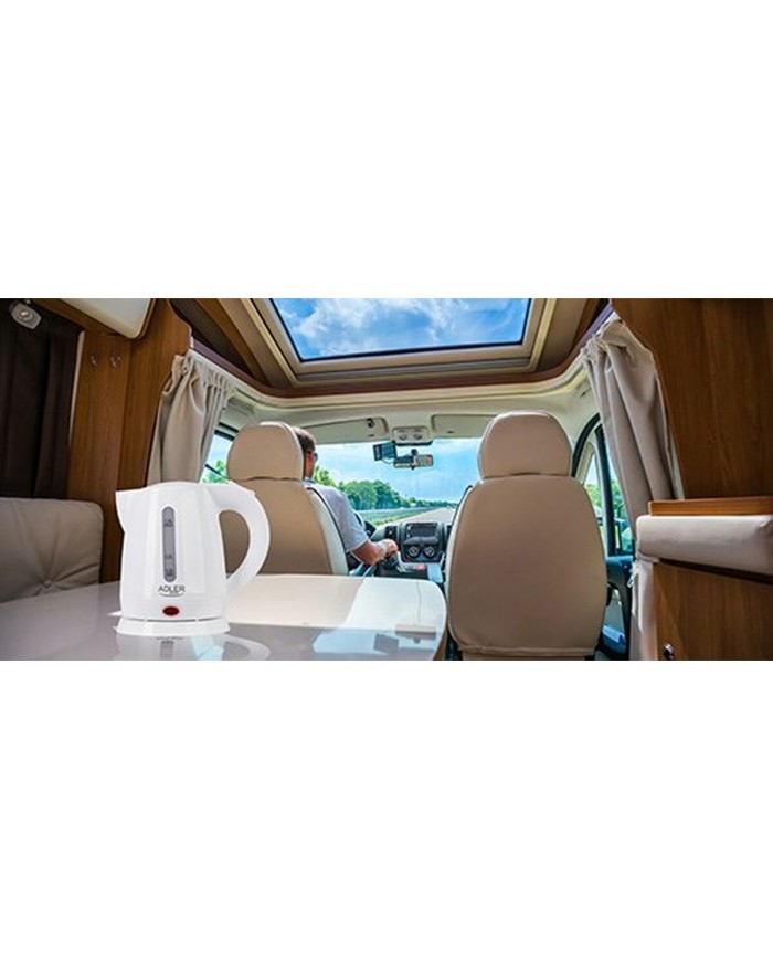 Bollitore Adler AD 1272 Bianco Nocciola Plastica 1600 W 1 L