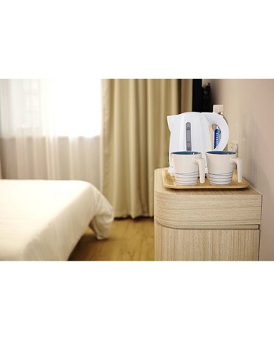 Bollitore Adler AD 1272 Bianco Nocciola Plastica 1600 W 1 L