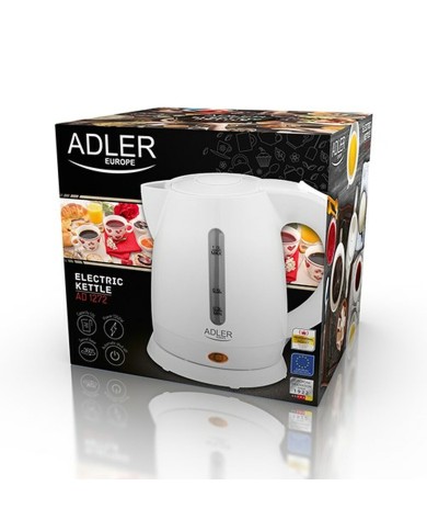 Bollitore Adler AD 1272 Bianco Nocciola Plastica 1600 W 1 L