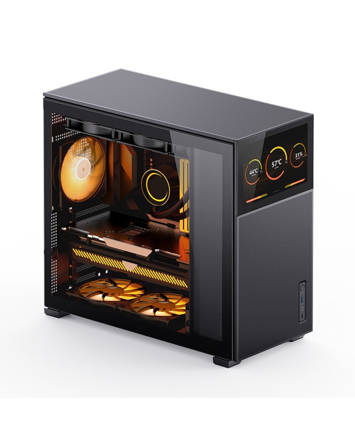 Case computer desktop ATX Jonsbo D41 MESH BLACK SC Nero Display LCD Case computer desktop ATX Jonsbo D41 MESH BLACK SC Nero Display LCD