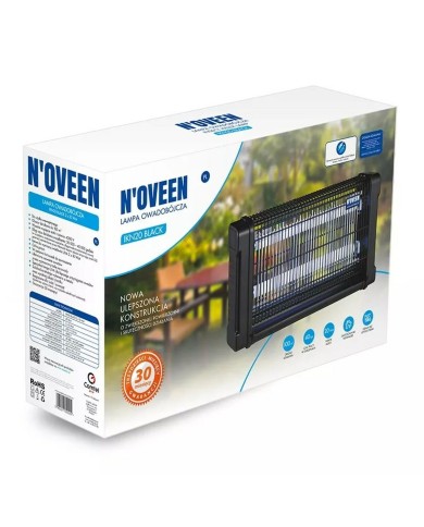 Lampada Antizanzare N'oveen IKN20 Nero Metallo 20 W Lampada Antizanzare N'oveen IKN20 Nero Metallo 20 W