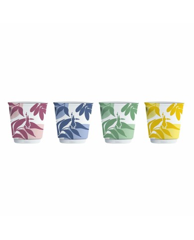 Set di Tazze da Caffè Bialetti Primavera Colori assortiti Porcellana 90 ml 4 Pezzi Set di Tazze da Caffè Bialetti Primavera Colori assortiti Porcellana 90 ml 4 Pezzi