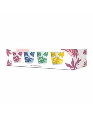 Set di Tazze da Caffè Bialetti Primavera Colori assortiti Porcellana 90 ml 4 Pezzi