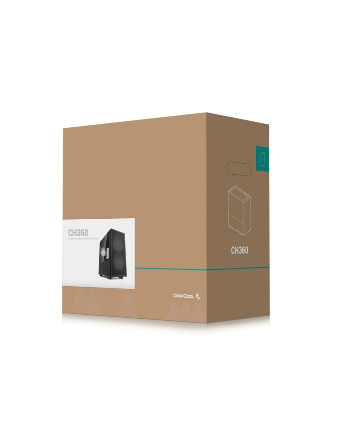 Case computer desktop ATX DEEPCOOL R-CH360-BKAPE3-G-1 Nero Multicolore Case computer desktop ATX DEEPCOOL R-CH360-BKAPE3-G-1 Nero Multicolore