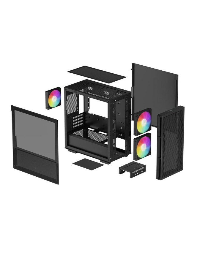 Case computer desktop ATX DEEPCOOL R-CH360-BKAPE3-G-1 Nero Multicolore Case computer desktop ATX DEEPCOOL R-CH360-BKAPE3-G-1 Nero Multicolore