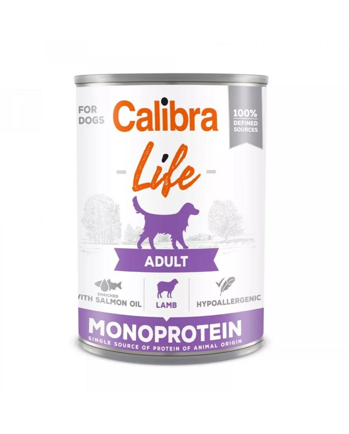 Cibo umido Calibra CALIBRA Life Adult Monoprotein Lamb 400 g Cibo umido Calibra CALIBRA Life Adult Monoprotein Lamb 400 g