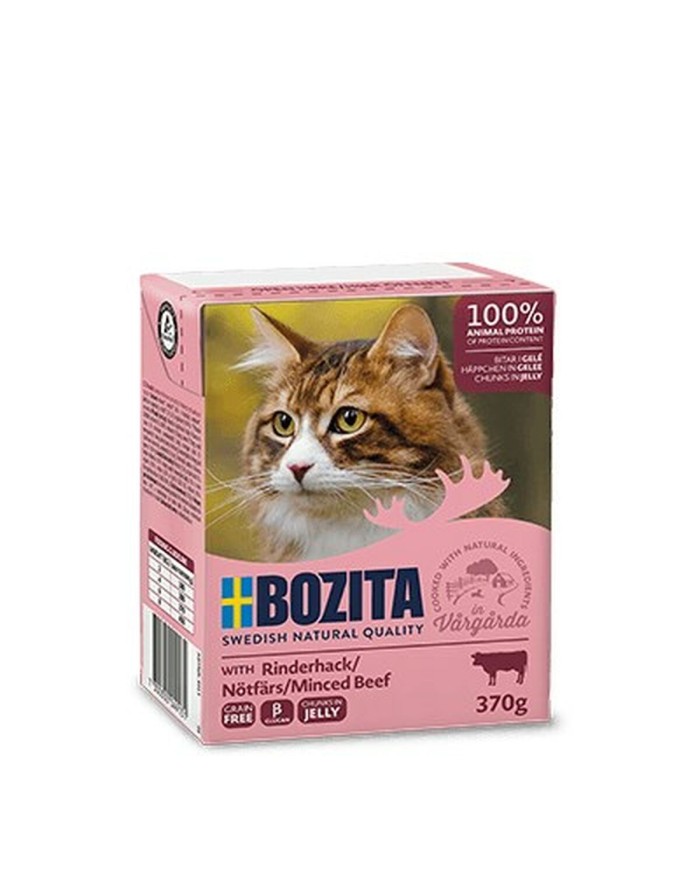 Cibo per gatti Bozita 4913 Pollo Carne di vitello Carne di manzo e vitello 370 g