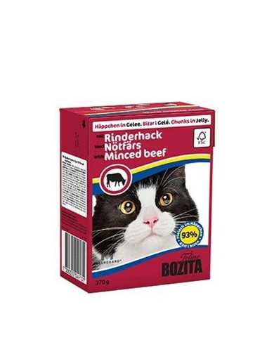 Cibo per gatti Bozita 4913 Pollo Carne di vitello Carne di manzo e vitello 370 g