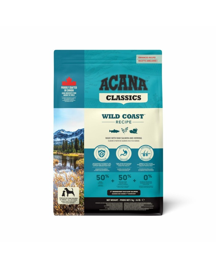 mangime Acana Classics Wild Coast Adulto Salmone Pesce 2 Kg mangime Acana Classics Wild Coast Adulto Salmone Pesce 2 Kg