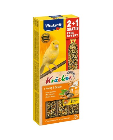 Mangime per uccelli Vitakraft Kracker Honey and sesame Mangime per uccelli Vitakraft Kracker Honey and sesame