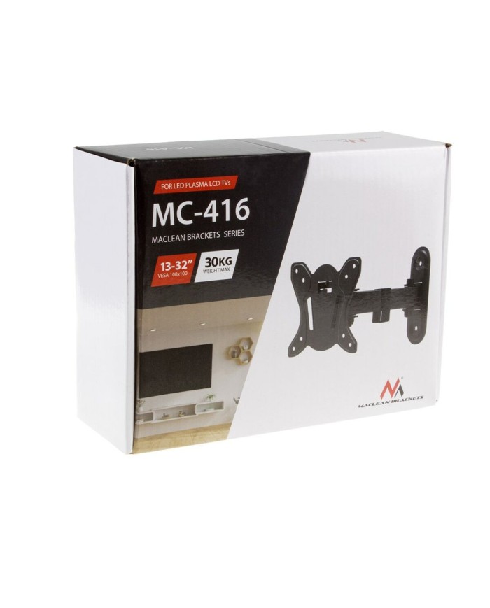 Supporto TV MacLean MC-416 32" 13" 30 Kg Supporto TV MacLean MC-416 32" 13" 30 Kg