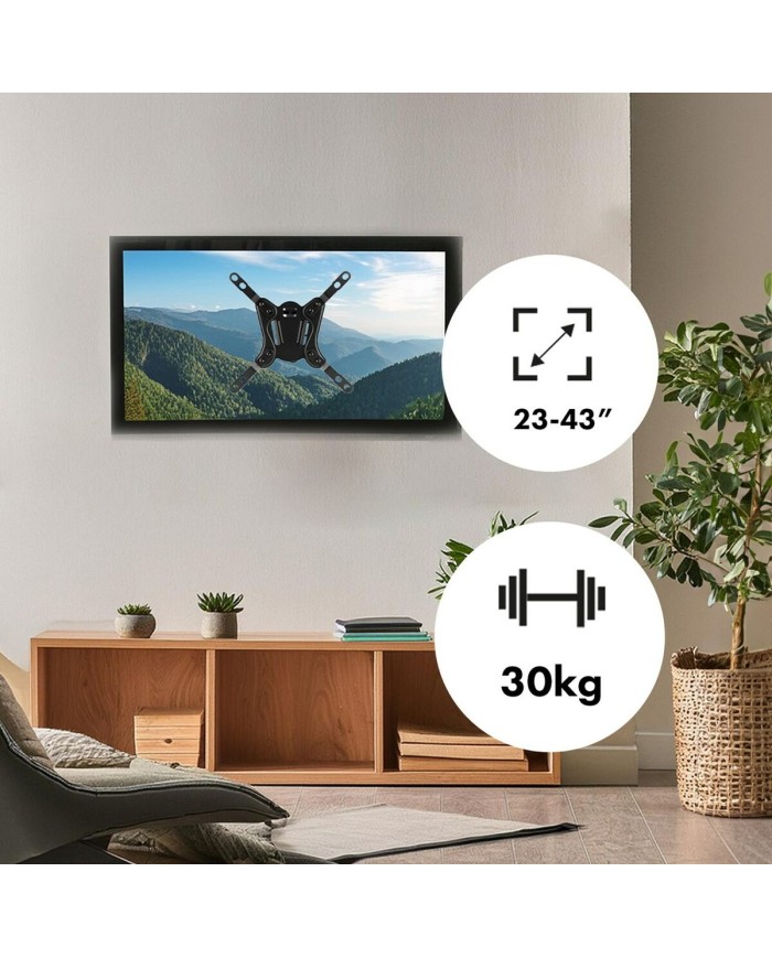 Supporto TV MacLean MC-418 43" 23" 30 Kg Supporto TV MacLean MC-418 43" 23" 30 Kg