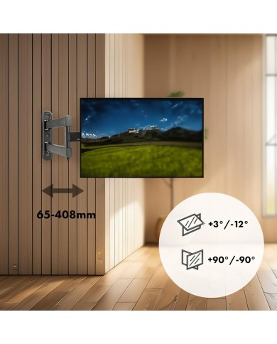 Supporto TV MacLean MC-418 43" 23" 30 Kg