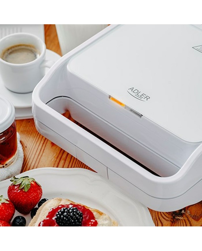 Piastra Grill Elettrica Adler AD 3070w Bianco Piastra Grill Elettrica Adler AD 3070w Bianco