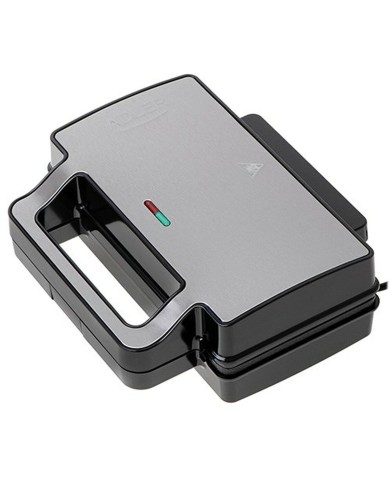 Piastra Grill Elettrica Adler AD 3073 Nero Argentato Piastra Grill Elettrica Adler AD 3073 Nero Argentato