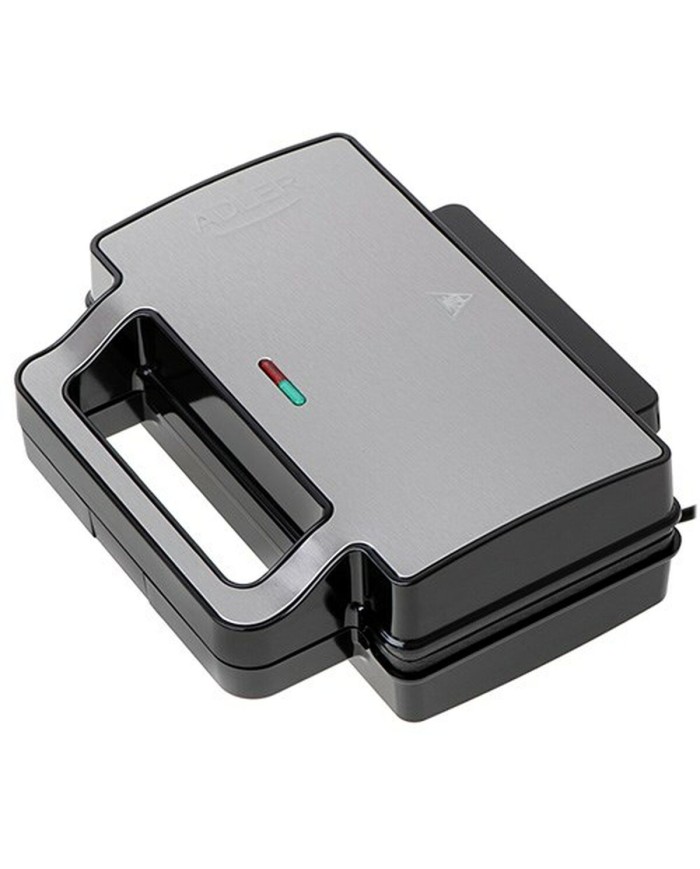 Piastra Grill Elettrica Adler AD 3073 Nero Argentato Piastra Grill Elettrica Adler AD 3073 Nero Argentato