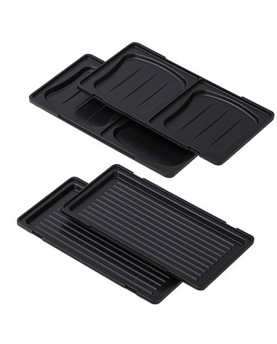 Piastra Grill Elettrica Adler AD 3073 Nero Argentato Piastra Grill Elettrica Adler AD 3073 Nero Argentato