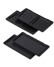 Piastra Grill Elettrica Adler AD 3073 Nero Argentato Piastra Grill Elettrica Adler AD 3073 Nero Argentato