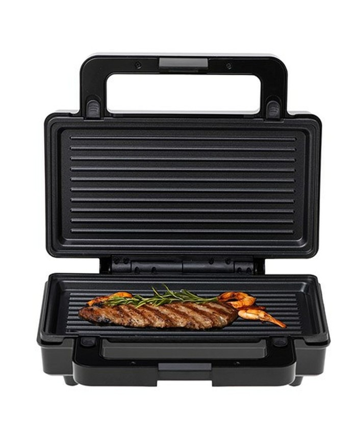 Piastra Grill Elettrica Adler AD 3073 Nero Argentato Piastra Grill Elettrica Adler AD 3073 Nero Argentato