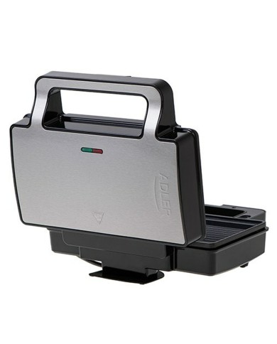 Piastra Grill Elettrica Adler AD 3073 Nero Argentato Piastra Grill Elettrica Adler AD 3073 Nero Argentato