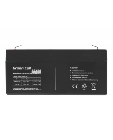 Batteria per Gruppo di Continuità UPS Green Cell AGM14 6 V Batteria per Gruppo di Continuità UPS Green Cell AGM14 6 V