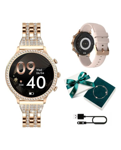 Smartwatch Manta SWD01GD Dorato 1,32" Smartwatch Manta SWD01GD Dorato 1,32"