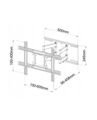Supporto TV ART AR-87 80" 60 Kg Supporto TV ART AR-87 80" 60 Kg