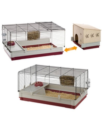 Gabbia Ferplast Krolik 140 Plus Metallo Plastica 142 x 50 x 60 cm Gabbia Ferplast Krolik 140 Plus Metallo Plastica 142 x 50 x 60 cm