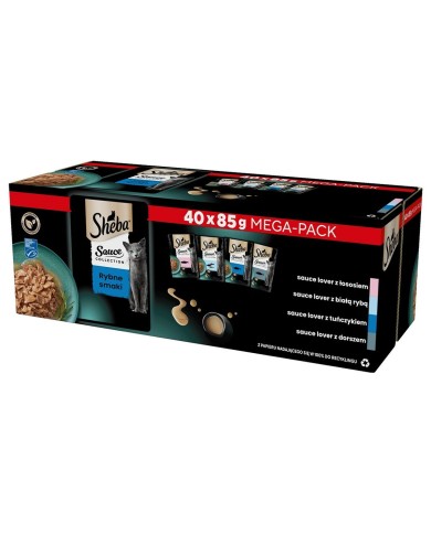 Cibo per gatti Sheba Sauce Collection Pesce