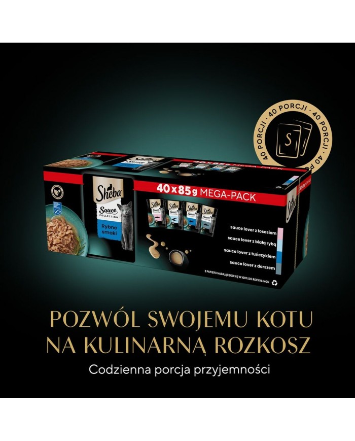 Cibo per gatti Sheba Sauce Collection Pesce